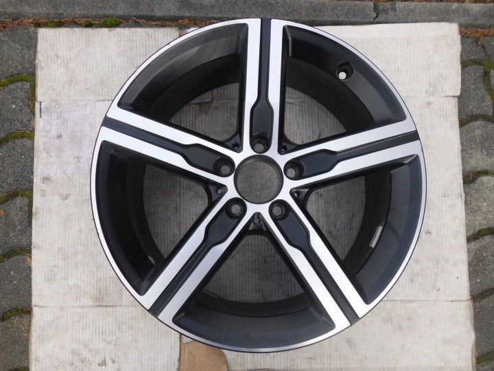 1x Alufelge 18 Zoll 7.5" 5x112 49ET Glanz Schwarz A1774013200 Mercedes-Benz FEL4816474322vu