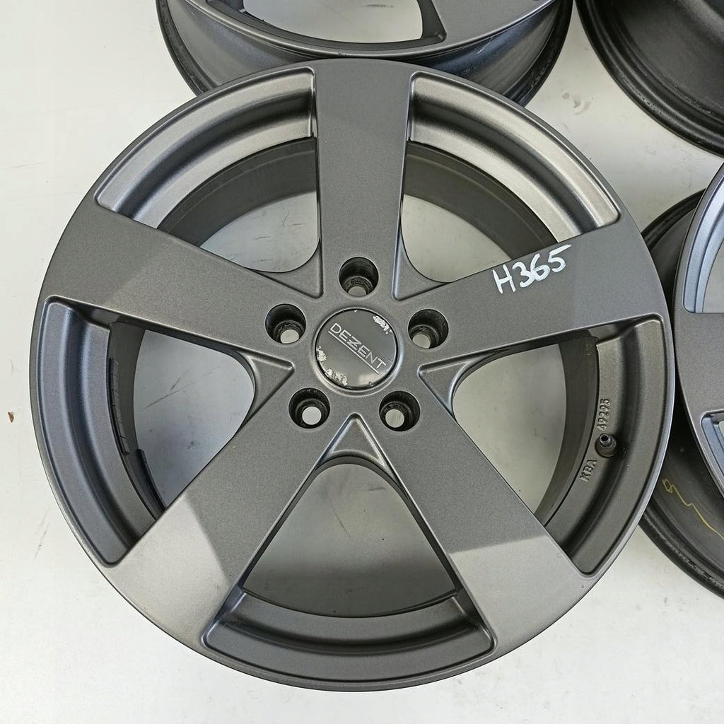 4x Alufelge 17 Zoll 7.0" 5x112 48ET Glanz Grau Audi Altea I Touran Golf Caddy FEL5126016846mt