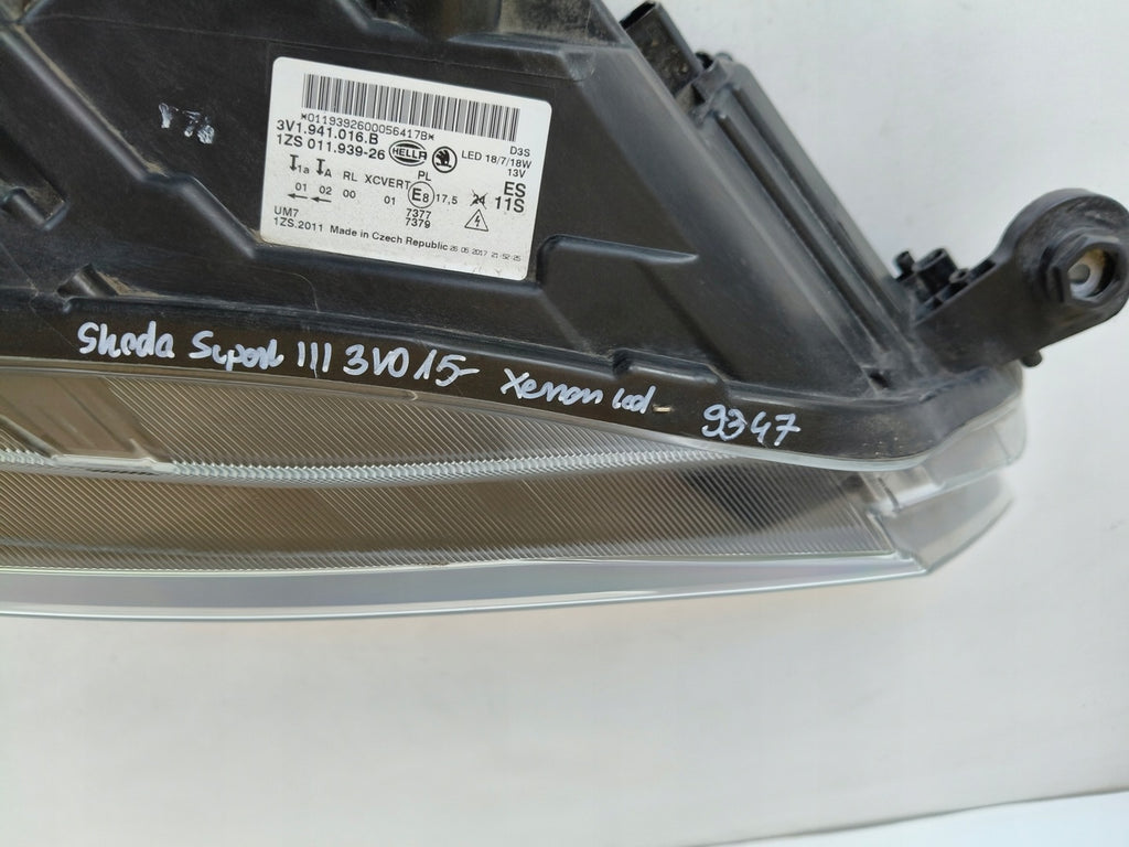 Frontscheinwerfer Skoda Superb III 3V1941016B LED Rechts Scheinwerfer Headlight