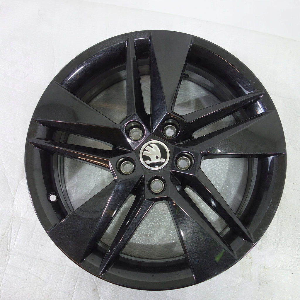 1x Alufelge 17 Zoll 6.5" 5x112 41ET 3V0601025BG Skoda Superb Iii Rim Wheel