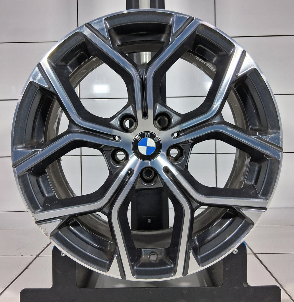1x Alufelge 18 Zoll 7.5" 5x112 51ET Glanz Grau 6883002 BMW F48 Mg Rim Wheel FEL2162142422vg