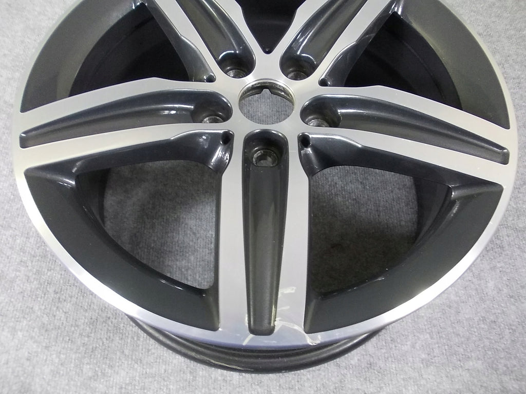 1x Alufelge 17 Zoll 7.5" 5x112 54ET Glanz Graphit 6855091 BMW 2 F45 F46