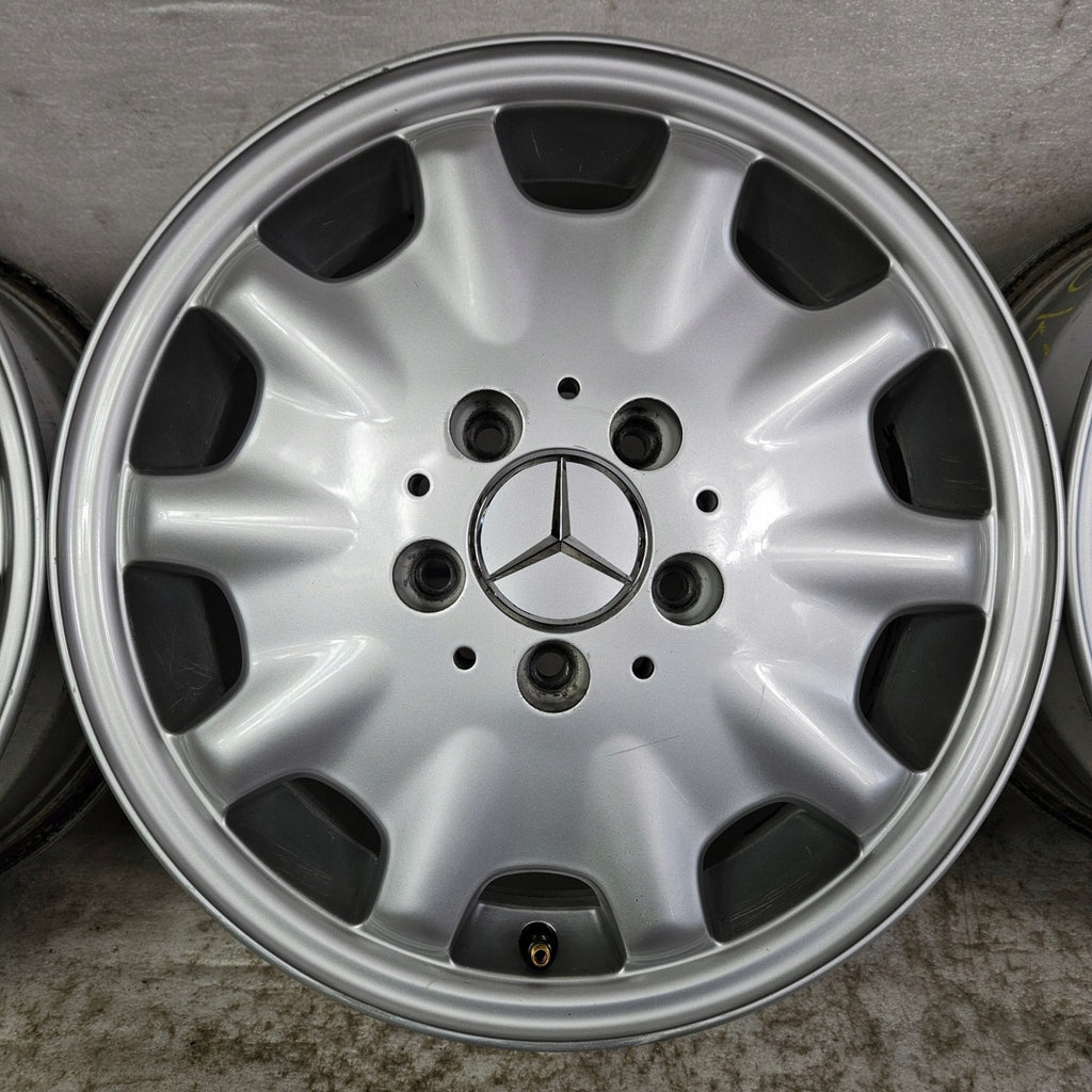4x Alufelge 15 Zoll 6.5" 5x112 37ET A2104010502 Mercedes-Benz W210 W169 FEL4199440650cf