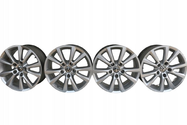 1x Alufelge 18 Zoll 8.0" 5x130 7P6601025C VW Touareg Rim Wheel
