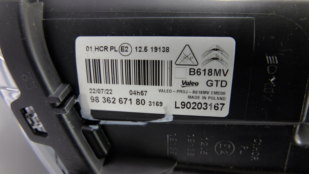 Frontscheinwerfer Citroën C3 III 9836267180 Full LED Links Headlight