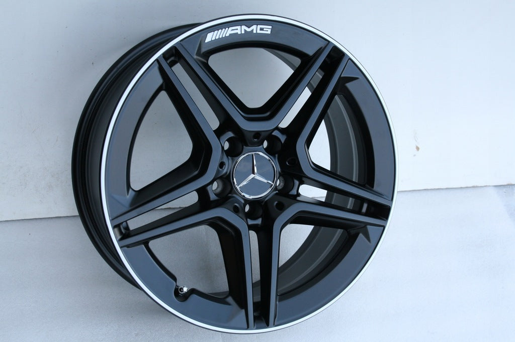 4x Alufelge 18 Zoll 7.5" 5x112 44ET Matt Schwarz A2054019500 Mercedes-Benz Amg FEL7870386882tp
