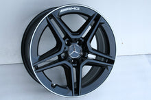 Load image into Gallery viewer, 4x Alufelge 18 Zoll 7.5" 5x112 44ET Matt Schwarz A2054019500 Mercedes-Benz Amg FEL7870386882tp