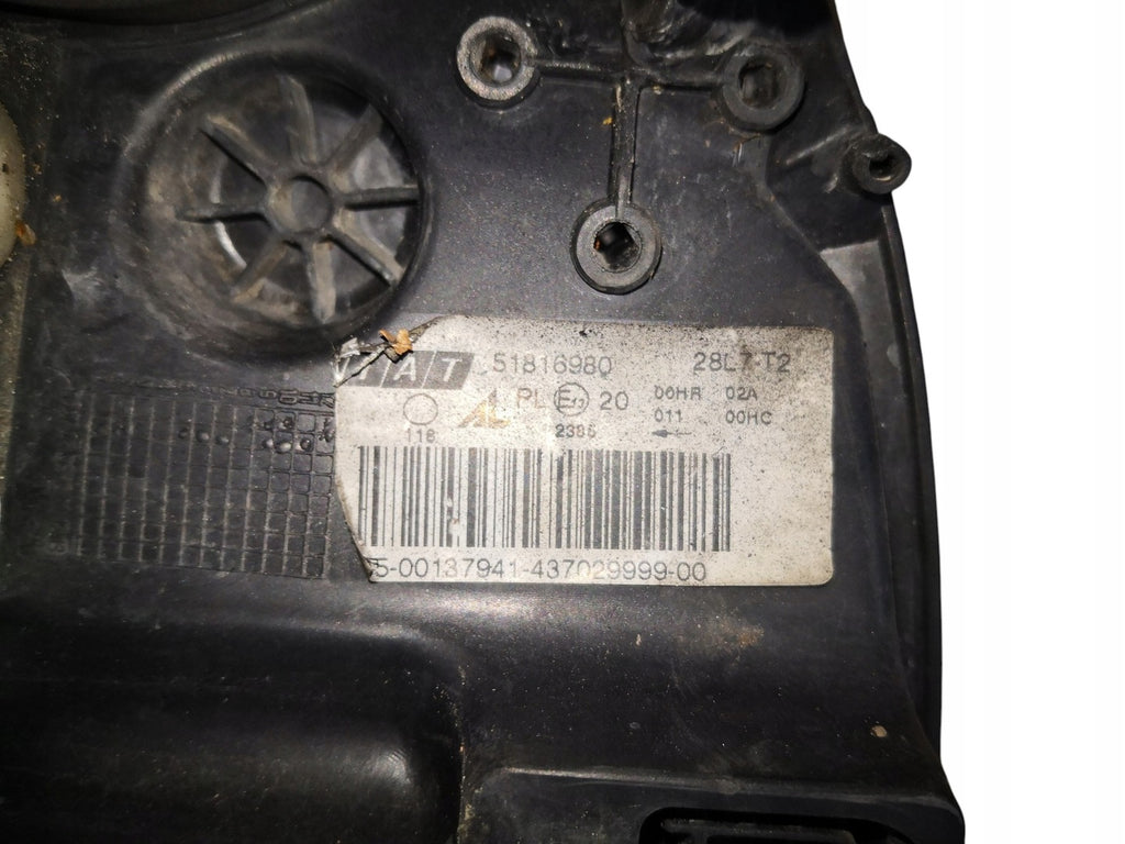 Frontscheinwerfer Fiat Bravo 51816980 Rechts Scheinwerfer Headlight SCH2246712572gl