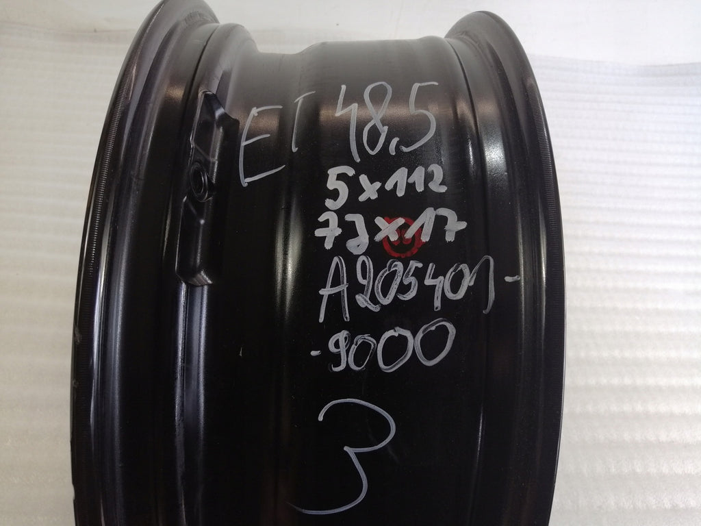 1x Alufelge 17 Zoll 7.0" 5x112 48 5ET A2054019000 Mercedes-Benz Rim Wheel