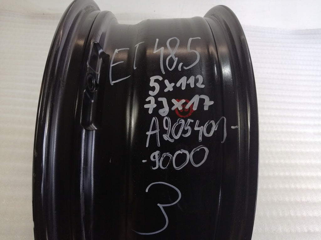 1x Alufelge 17 Zoll 7.0" 5x112 48 5ET A2054019000 Mercedes-Benz Rim Wheel FEL5948020998ms