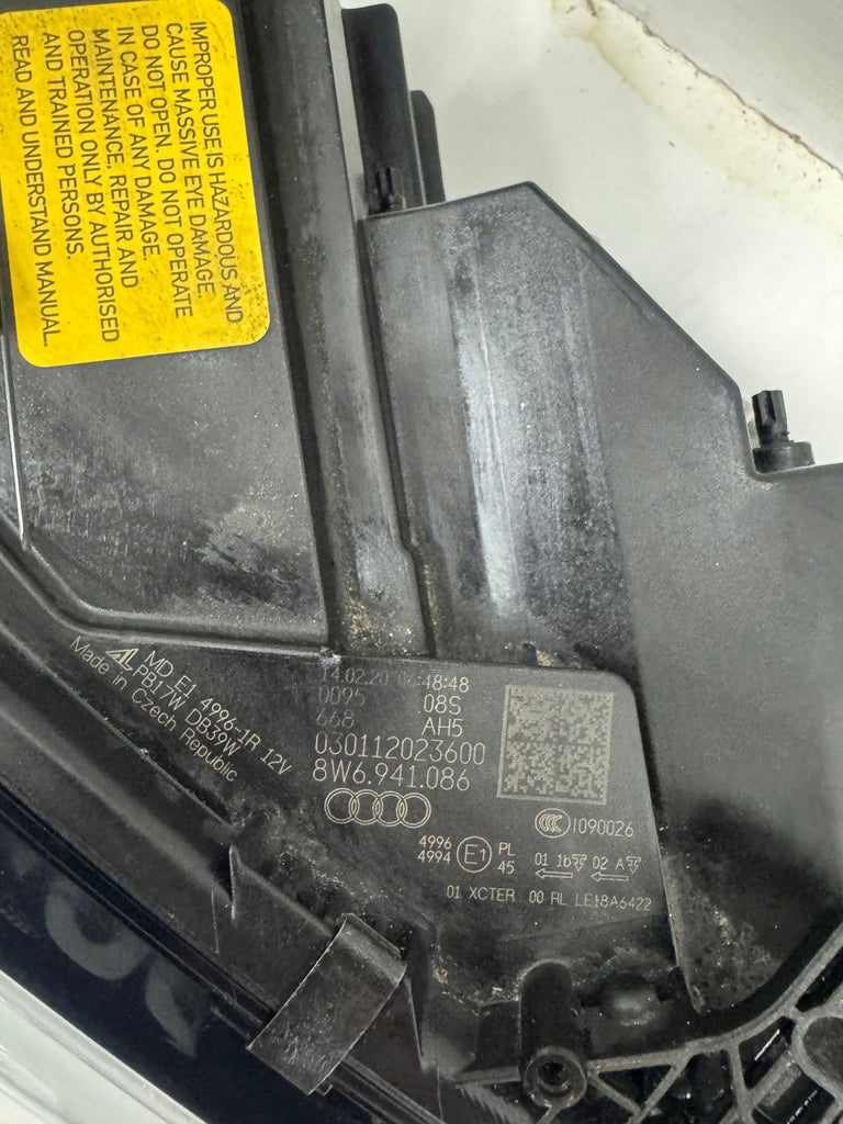 Frontscheinwerfer Audi A5 8W6941086 Laser Rechts Scheinwerfer Headlight