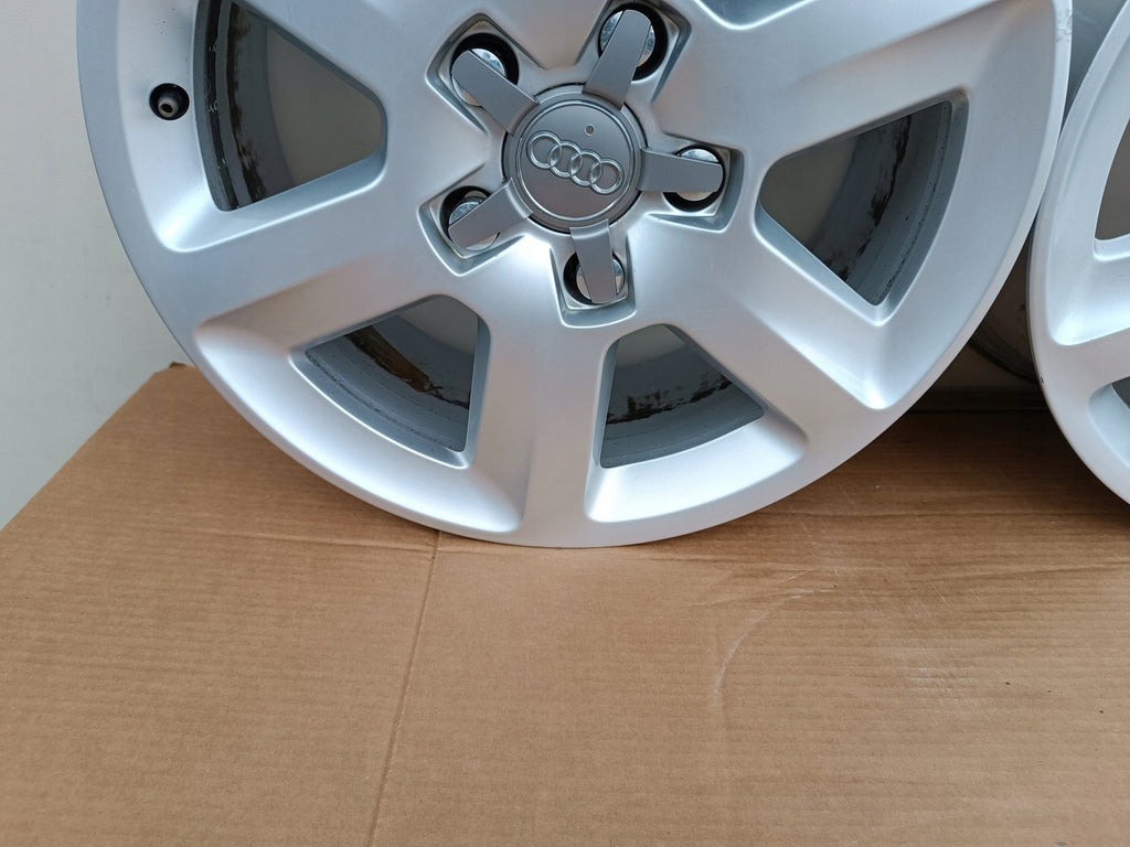 1x Alufelge 18 Zoll 8.0" 5x130 50ET 4L0601025AG Audi Q7 Rim Wheel