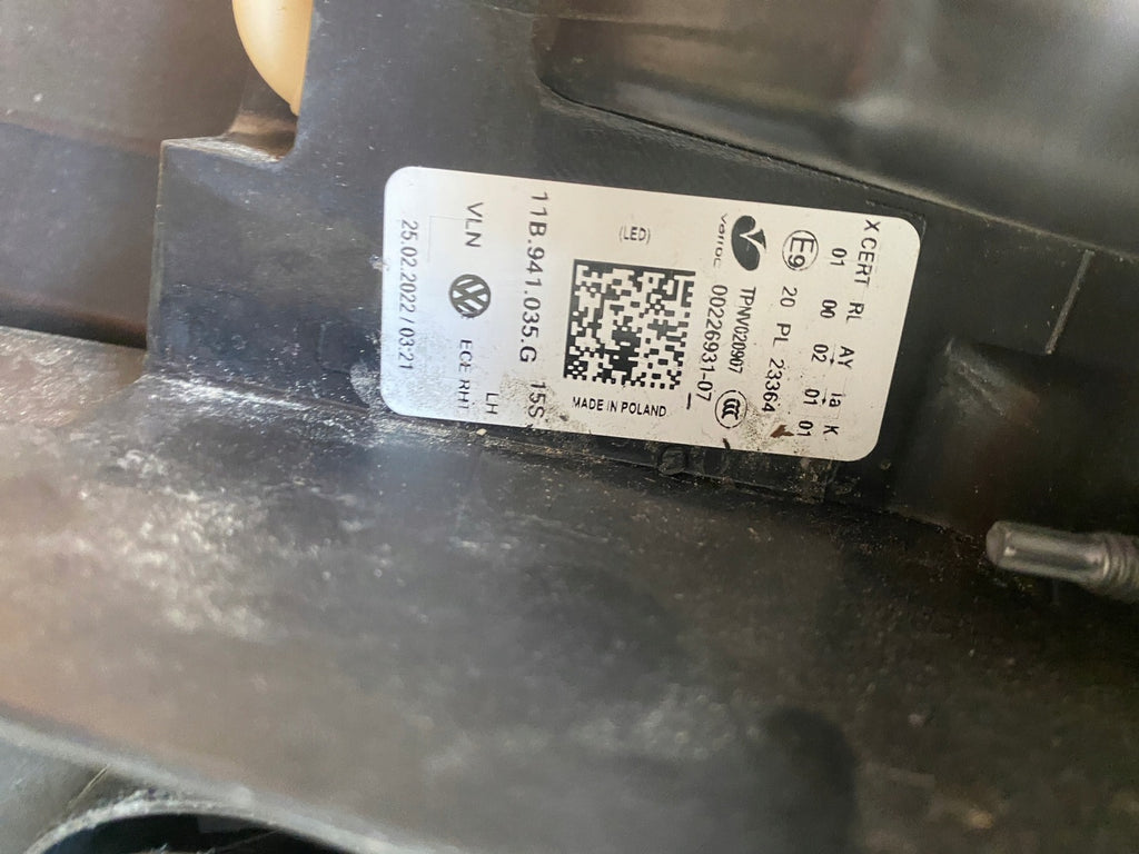 Frontscheinwerfer VW 11B941035G Links Scheinwerfer Headlight SCH8101604945ge