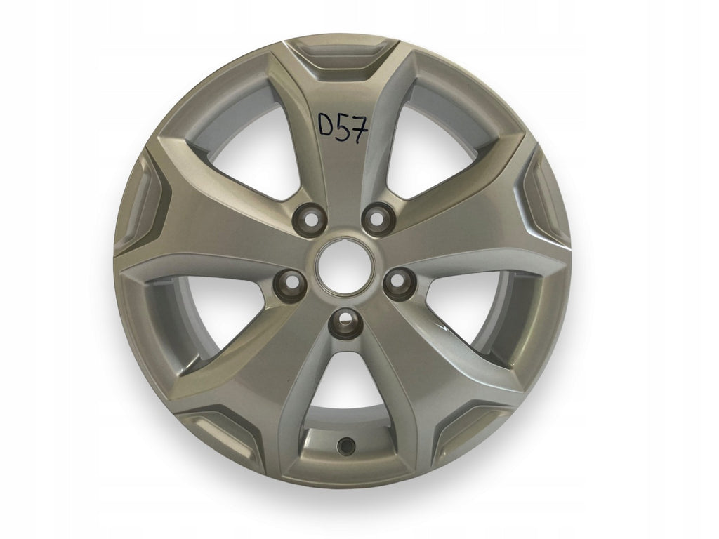 1x Alufelge 16 Zoll 6.5" 5x114.3 50ET Glanz Silber 403007372R Dacia Duster FEL3441889539uc