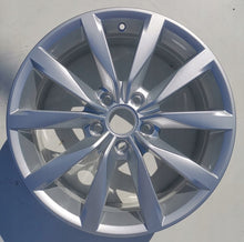 Load image into Gallery viewer, 1x Alufelge 17 Zoll 7.0" 5x112 49ET Glanz Silber 5G0601025CH VW Golf Vii FEL8906226695mh