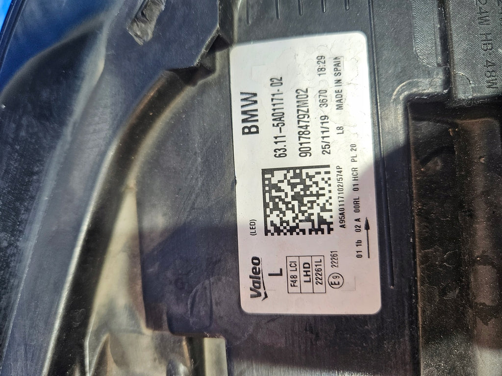 Frontscheinwerfer BMW X1 F48 6311-5A01171-02 Full LED Links Headlight SCH3457161972xe