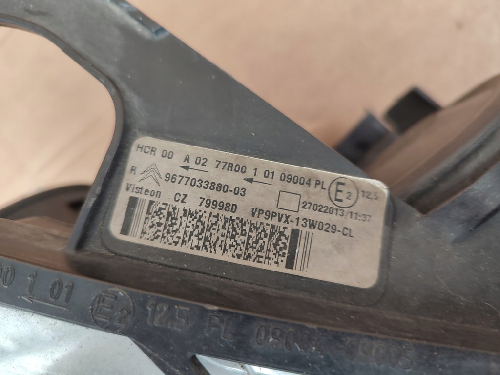 Frontscheinwerfer Citroën Ds3 9677033880 9677038280 Rechts oder Links
