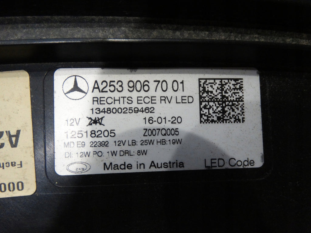 Frontscheinwerfer Mercedes-Benz Glc A2539067001 LED Rechts Headlight SCH3634464874bk