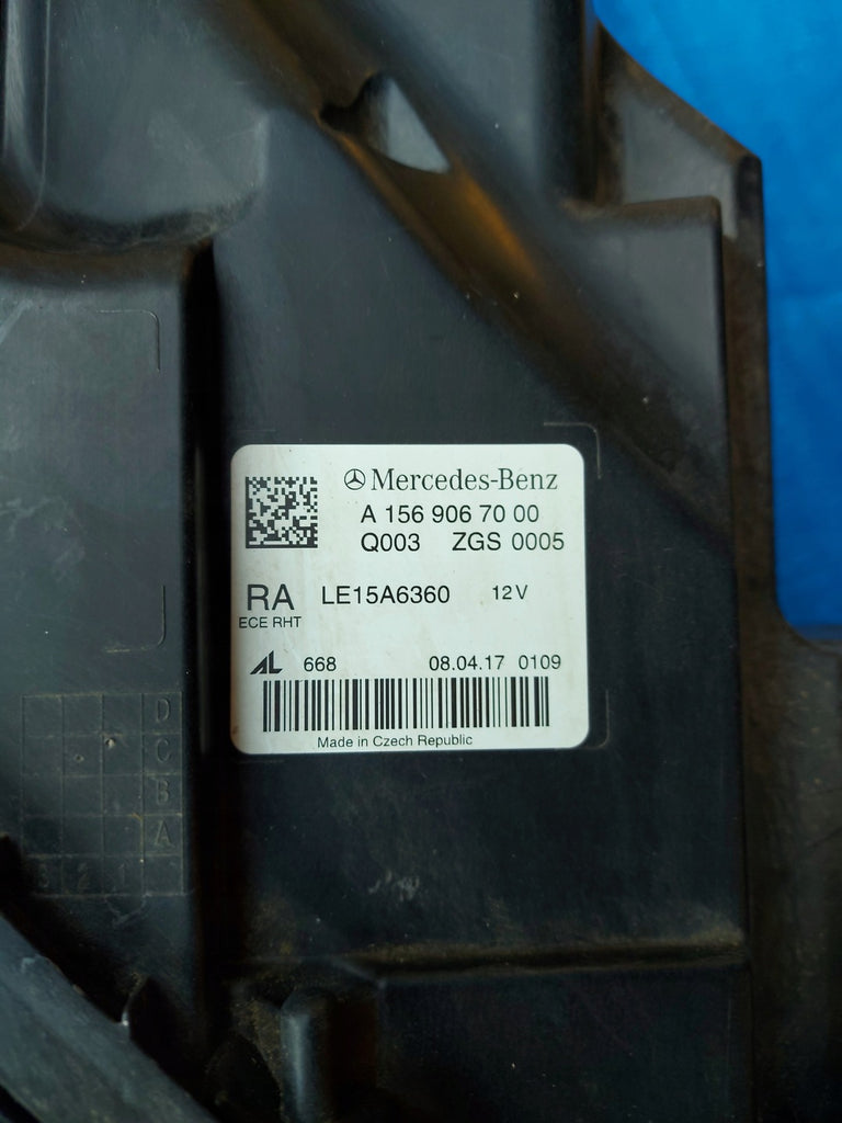 Frontscheinwerfer Mercedes-Benz Gla A1569067000 LED Rechts Headlight SCH3582070271ns