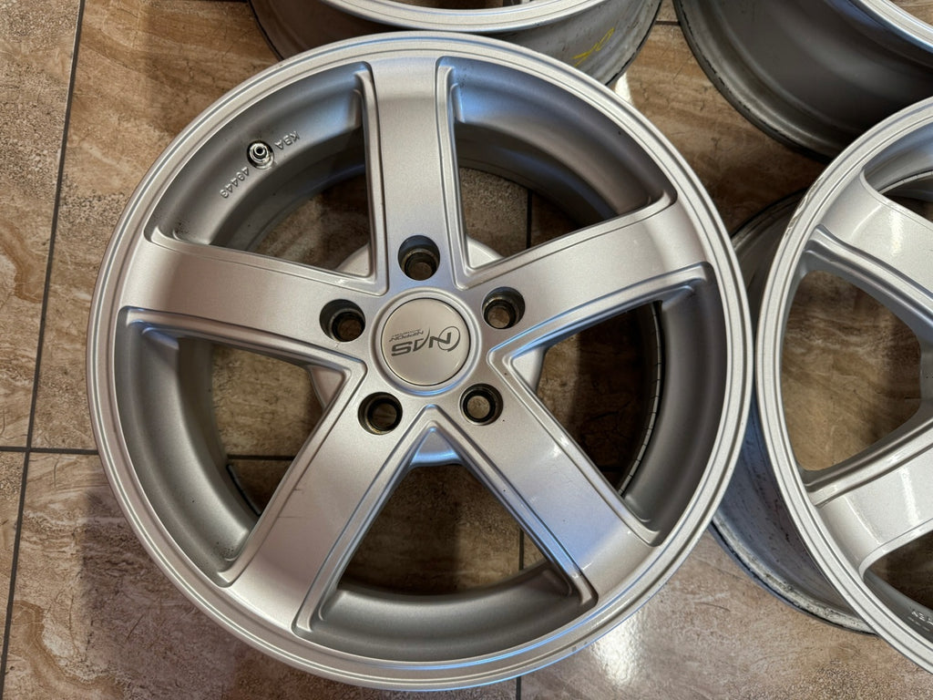 4x Alufelge 16 Zoll 6.5" 5x114.3 50ET Glanz Silber Honda I 4 Rim Wheel FEL7625251287ow