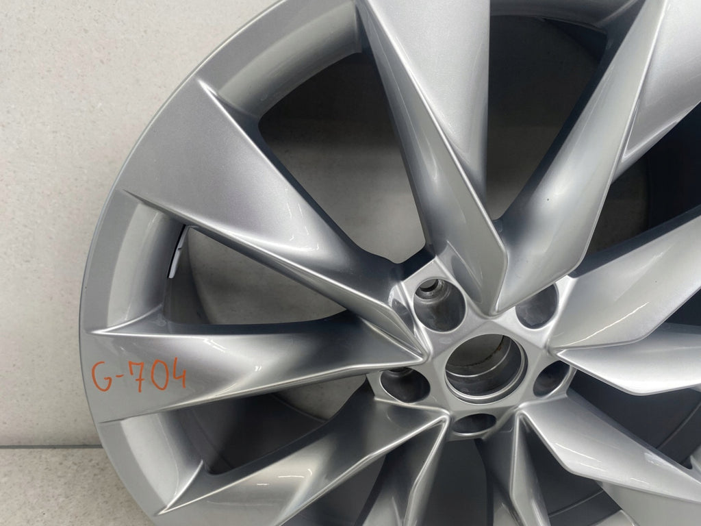 1x Alufelge 19 Zoll 8.0" 5x112 45ET Glanz Silber 5LA601025AP Skoda Enyaq FEL5406088160zp