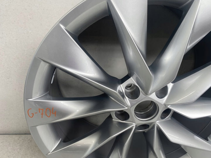 1x Alufelge 19 Zoll 8.0" 5x112 45ET Glanz Silber 5LA601025AP Skoda Enyaq FEL5406088160zp