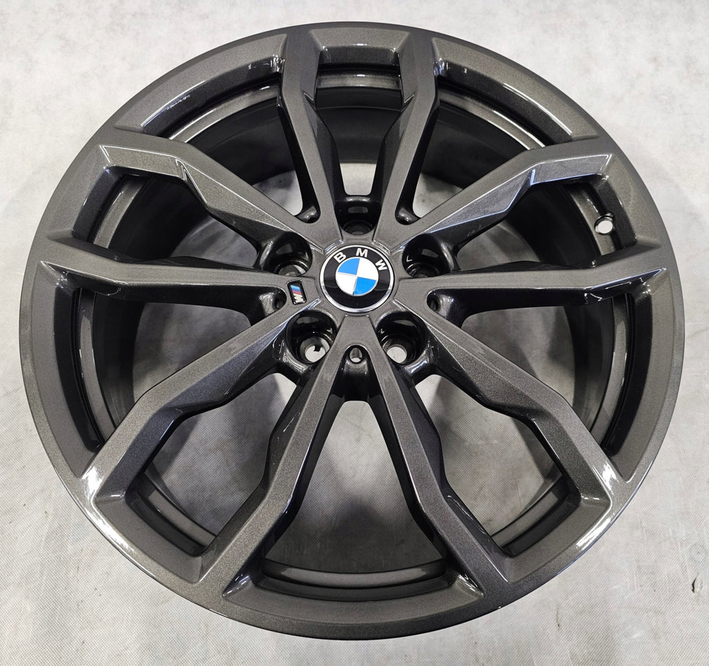 4x Alufelge 18 Zoll 6.5" 5x112 41ET Glanz Grau 6877550 BMW F45 F39 F48 F40 F46 FEL6157430808jx