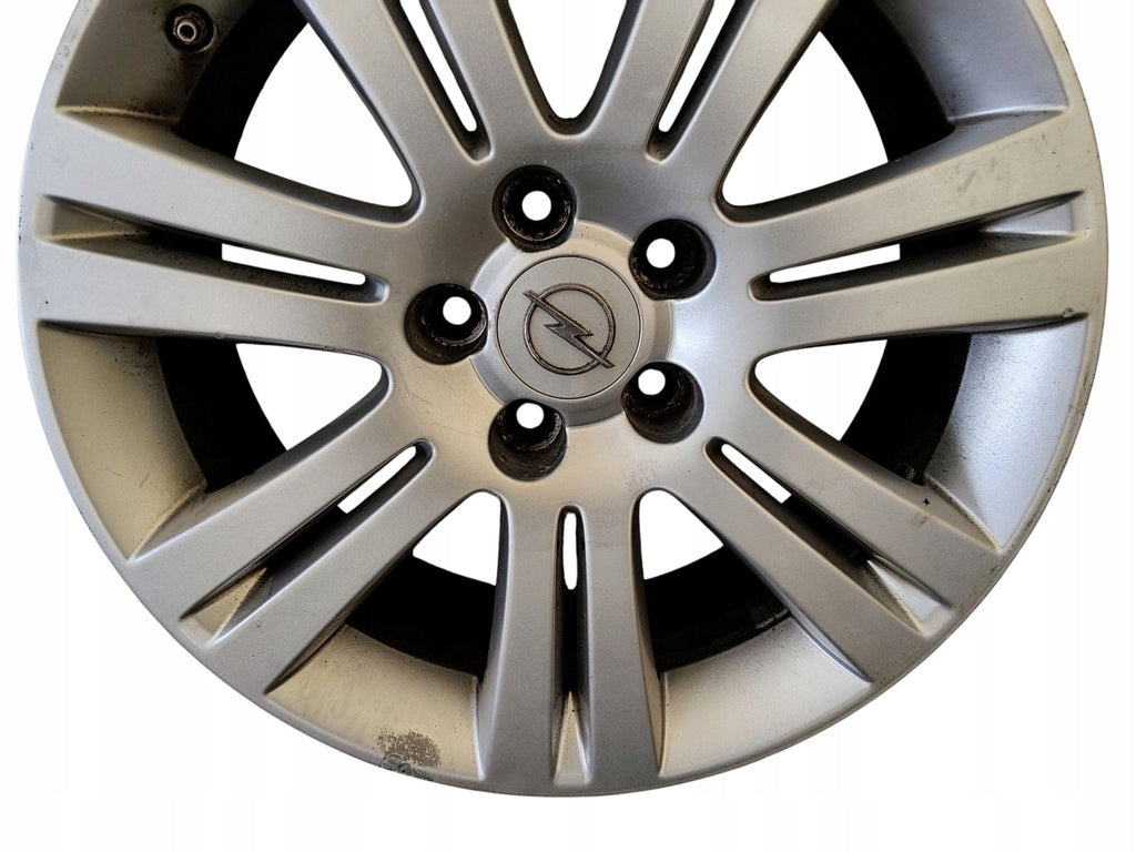 1x Alufelge 17 Zoll 7.0" 5x110 Glanz Silber Opel Astra H Zafira B Vectra C FEL9306318005al
