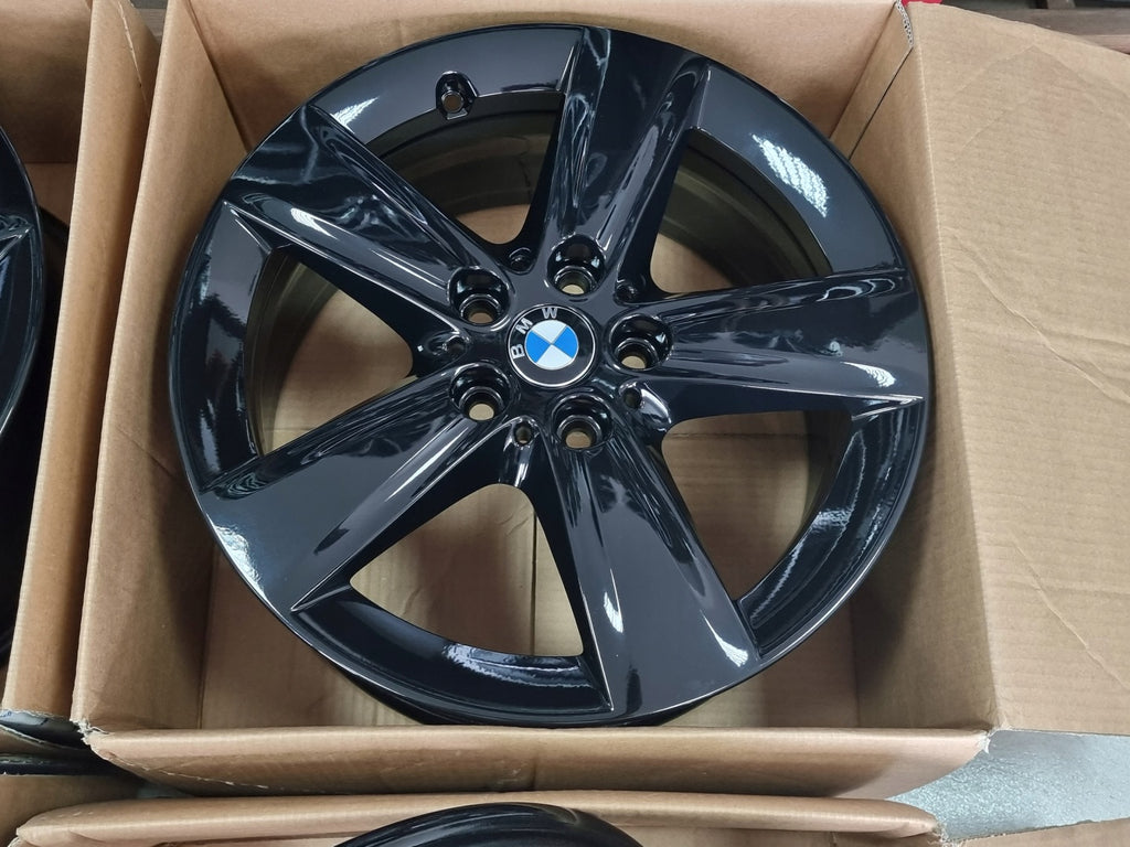 1x Alufelge 17 Zoll 7.5" 5x120 54ET Schwarz 6855087 BMW 2 Active Tourer F45 F46 FEL4045222742rs