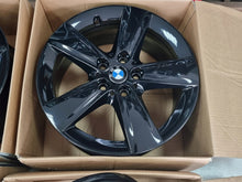 Load image into Gallery viewer, 1x Alufelge 17 Zoll 7.5" 5x120 54ET Schwarz 6855087 BMW 2 Active Tourer F45 F46 FEL4045222742rs