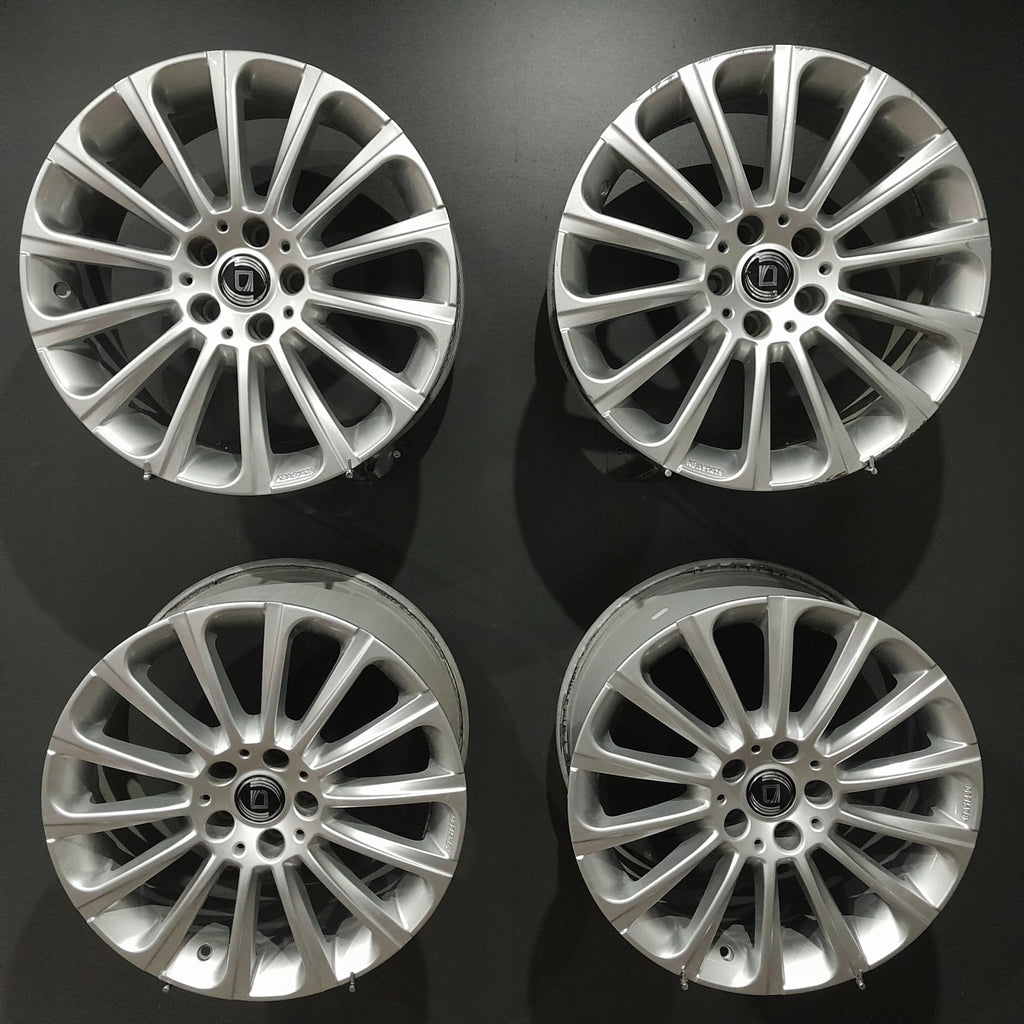 4x Alufelge 18 Zoll 8.0" 5x112 35ET Glanz Silber Mercedes-Benz W213 W212 FEL9787332449cq