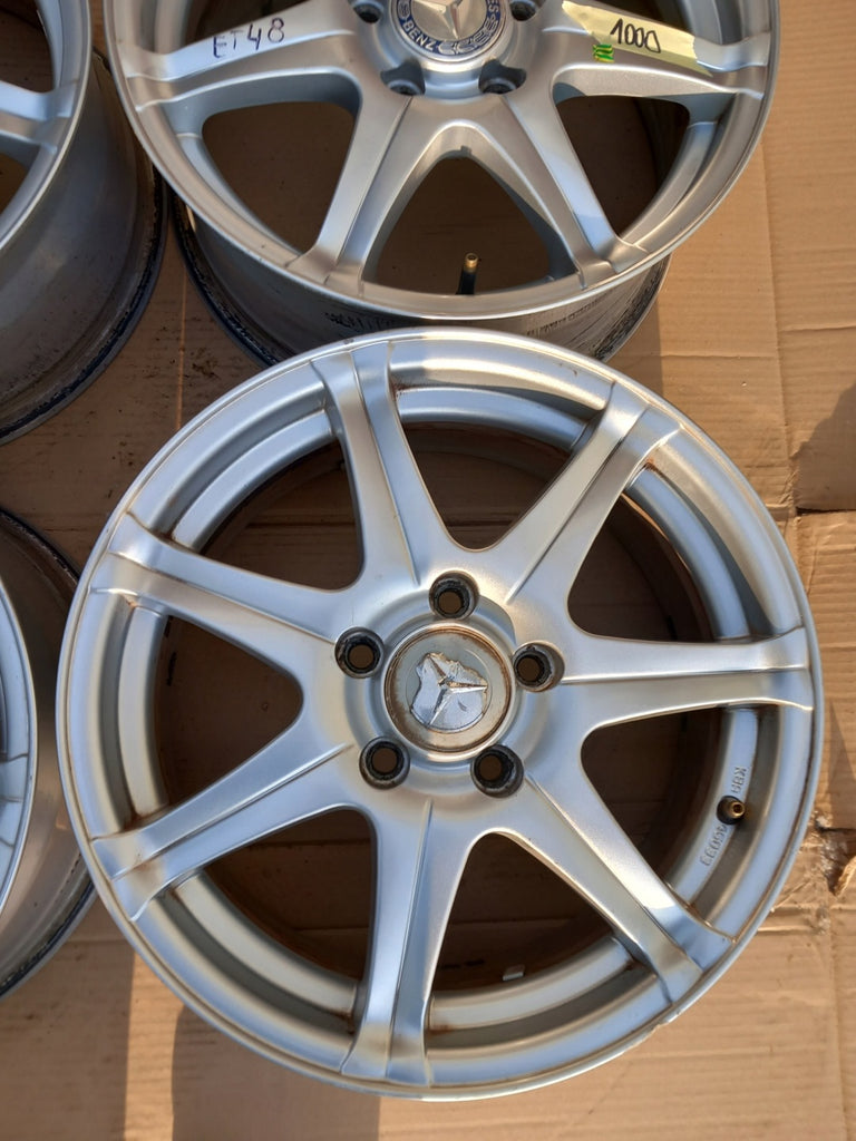 4x Alufelge 16 Zoll 7.0" 5x112 48ET Glanz Silber A2044011102 Mercedes-Benz W204 FEL4545382632da