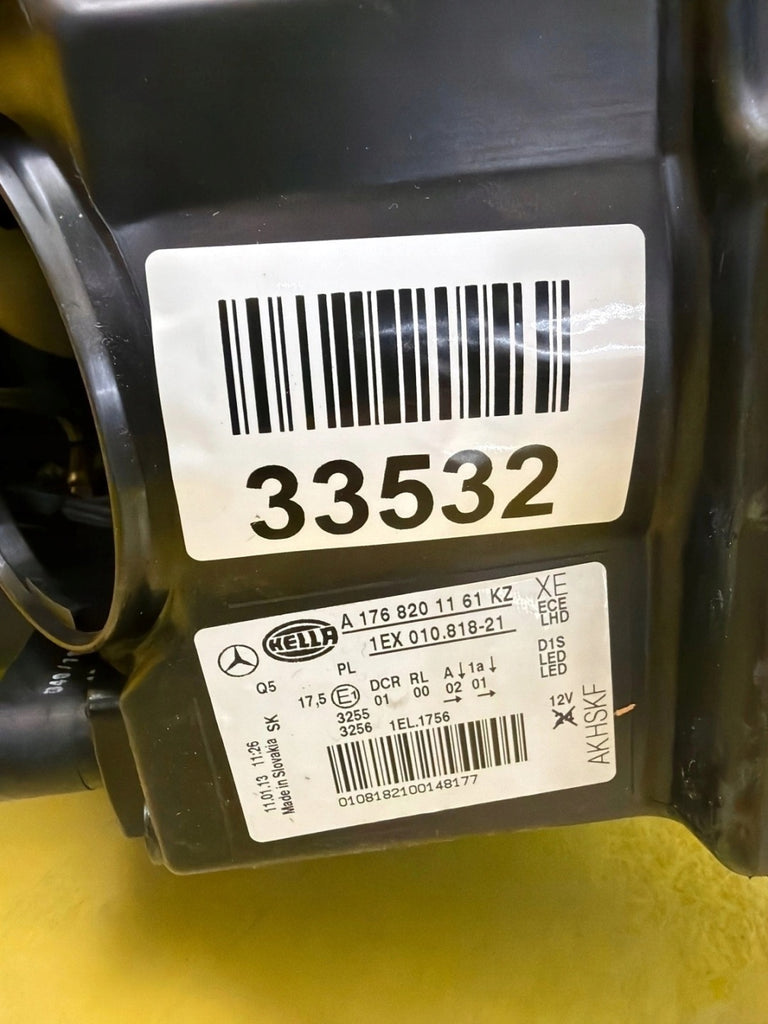 Frontscheinwerfer Mercedes-Benz W176 A1768201161 Xenon Links Headlight SCH2769356667yw