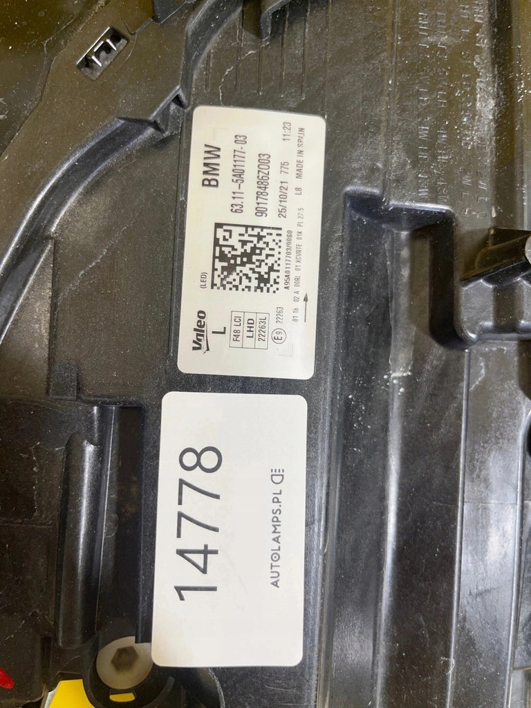 Frontscheinwerfer BMW X1 F48 5A01177-03 LED Links Scheinwerfer Headlight SCH9976583874mi