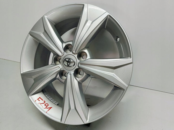 1x Alufelge 17 Zoll 6.5" 5x114.3 45ET Glanz Silber PW457-10001 Toyota C-Hr Chr FEL9014038732rn