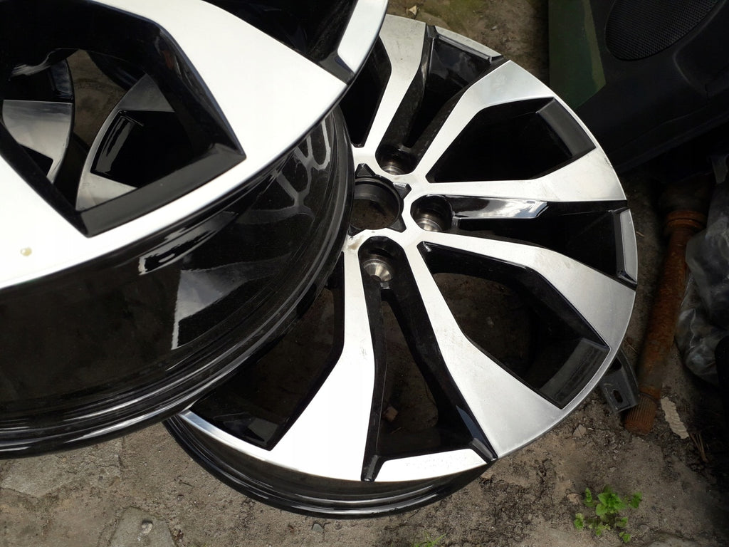 1x Alufelge 17 Zoll 7.0" 5x114.3 43ET Glanz Schwarz 403000483 Renault Rim Wheel FEL3419493943eg