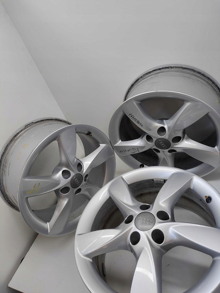 4x Alufelge 17 Zoll 7.5" 5x112 37ET Glanz Silber 4G0071497 Audi C7 Rim Wheel FEL8832895198gq