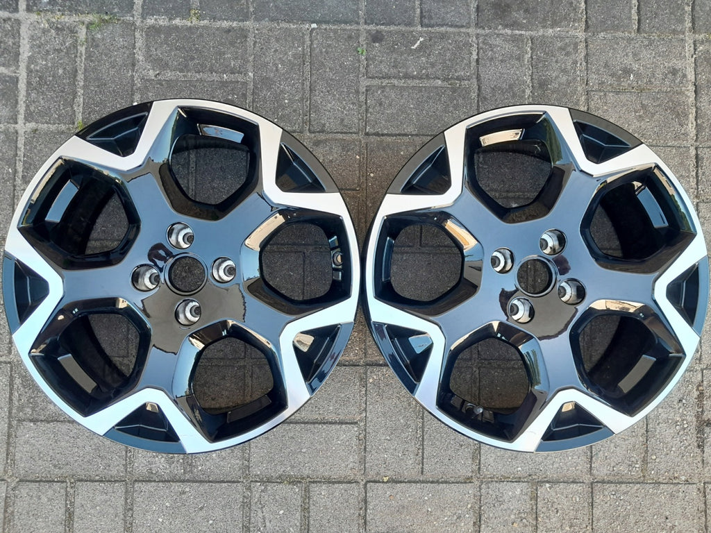 1x Alufelge 18 Zoll 7.0" 4x108 35ET Glanz Schwarz 9835097680 Opel Mokka FEL2936184776wf
