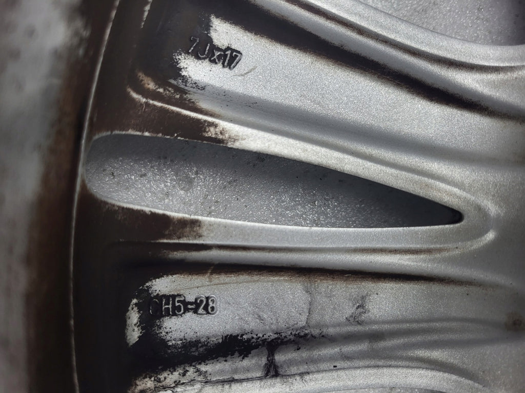 1x Alufelge 17 Zoll 7.0" 5x108 28ET Glanz Silber 9673602580 Citroën C5 Iii FEL9704553276by