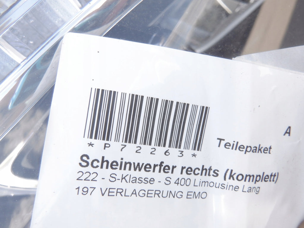 Frontscheinwerfer Mercedes-Benz W222 A2229060802 LED Rechts Headlight SCH6027673983qd