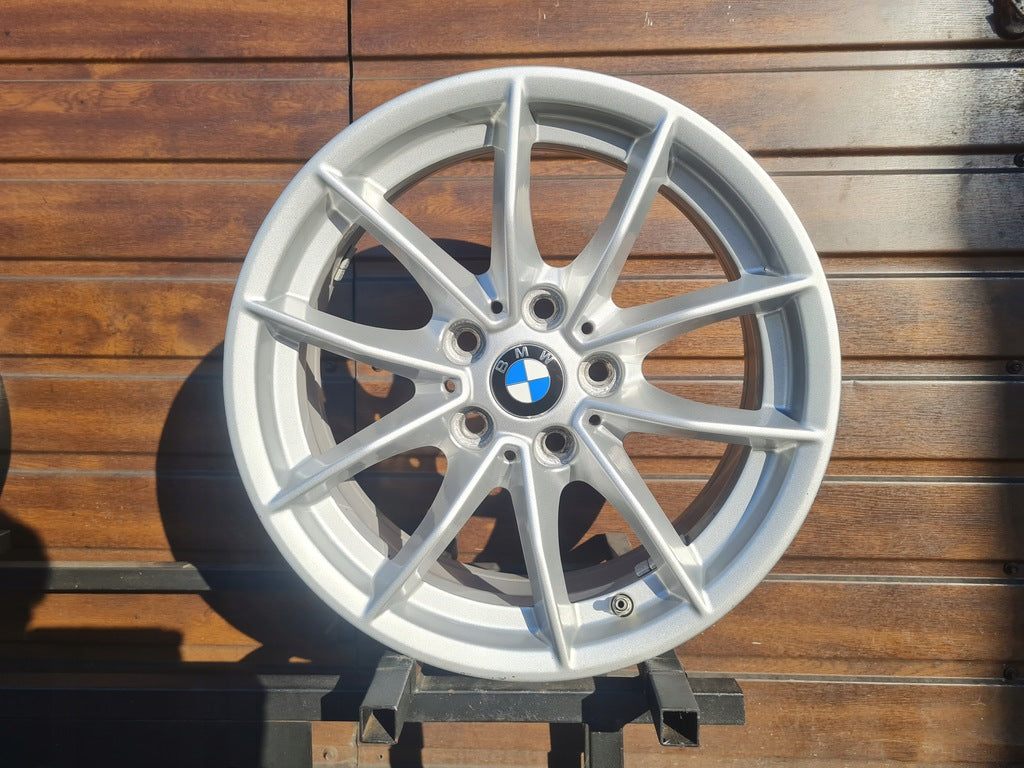 4x Alufelge 16 Zoll 6.5" 5x112 22ET Glanz Silber 6876921 BMW Rim Wheel FEL9497543232og