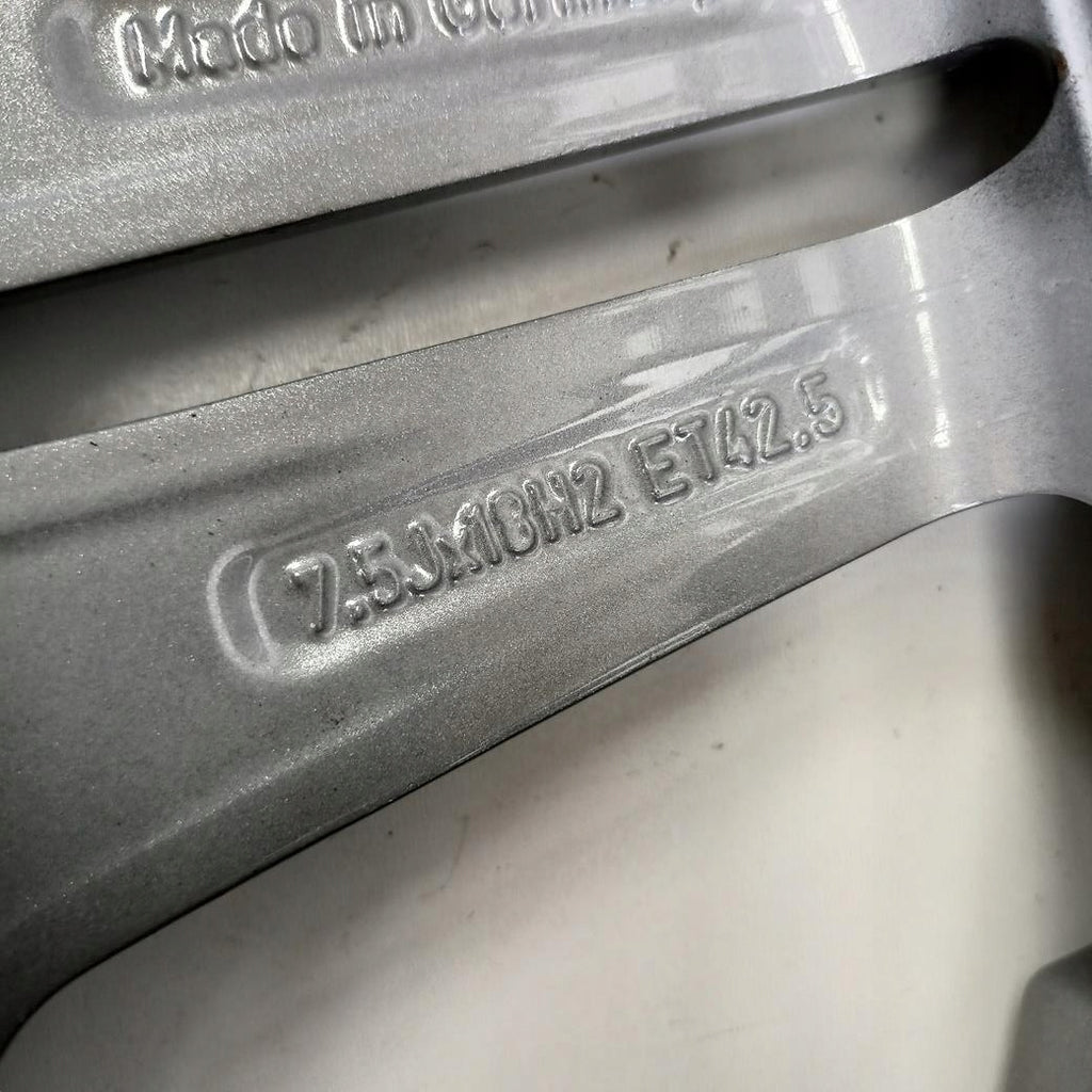 1x Alufelge 17 Zoll 7.5" 5x112 42 5ET Glanz Silber A1764010100 Mercedes-Benz FEL1215509160hk