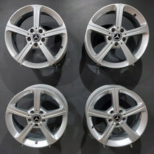 Laden Sie das Bild in den Galerie-Viewer, 4x Alufelge 17 Zoll 6.5" 5x112 44ET Glanz Silber A1774011200 Mercedes-Benz W177 FEL2112653499yl