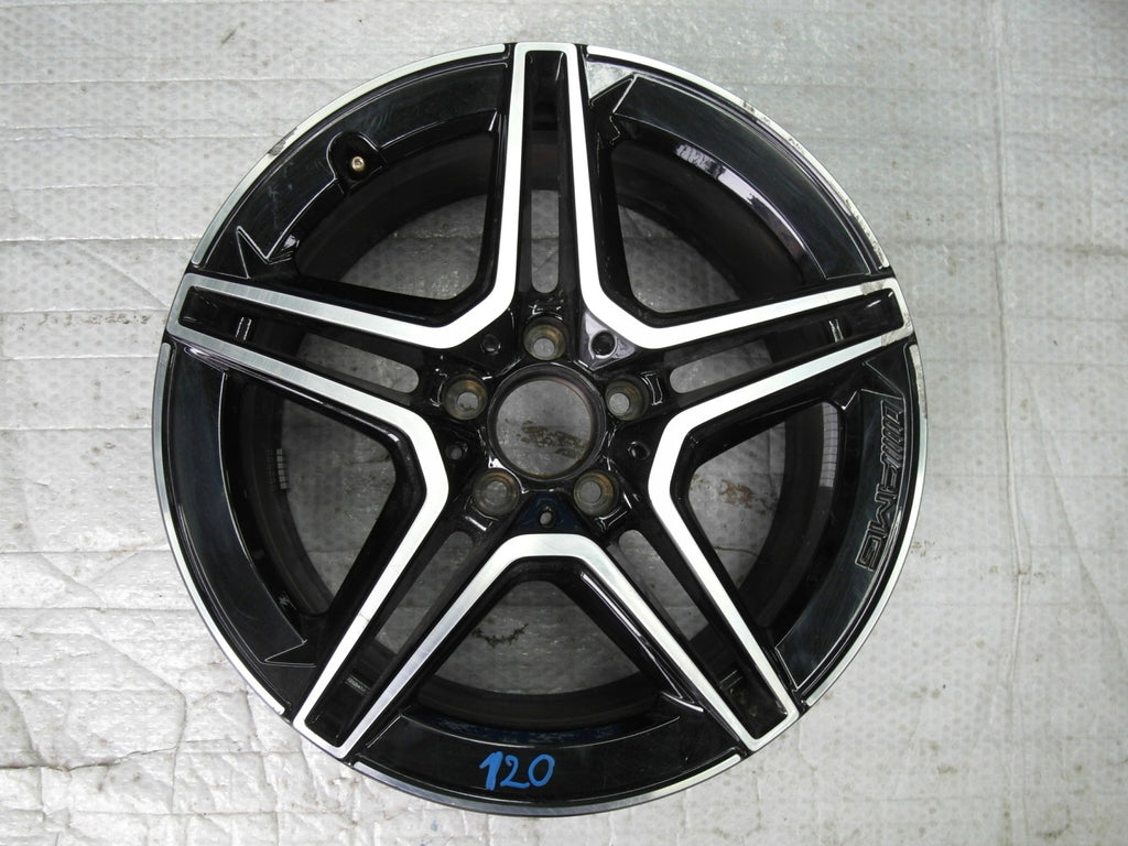 1x Alufelge 18 Zoll 7.5" 5x112 44ET Glanz Schwarz A2054019500 Mercedes-Benz Mg FEL1475734379ep
