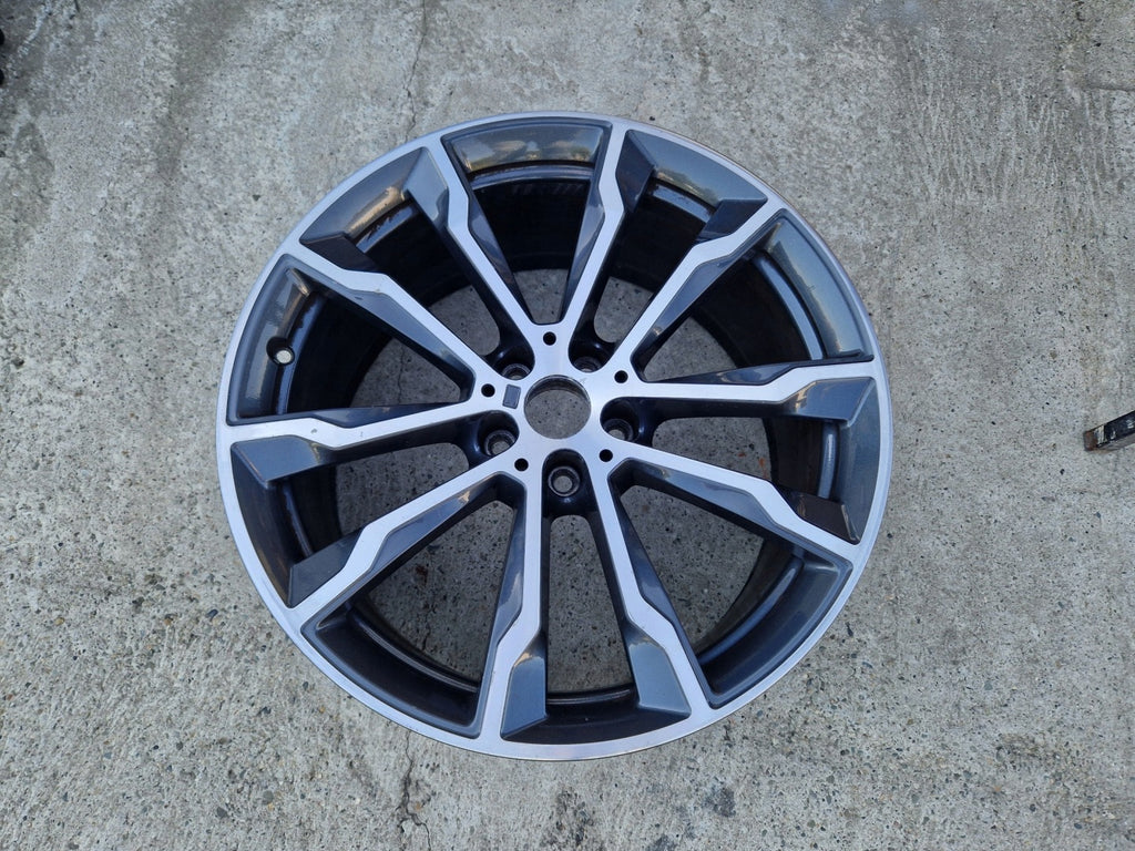 1x Alufelge 20 Zoll 9.5" 5x112 43ET Glanz Silber 8010269 BMW G01 G02 Mg FEL7466243266at