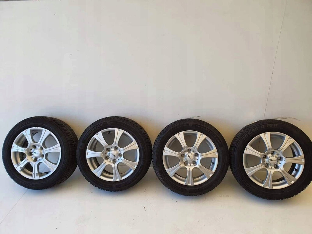 4x Alufelge 16 Zoll 6.5" 5x114.3 47ET Glanz Silber KBA46649 Rim Wheel FEL2541694991ja