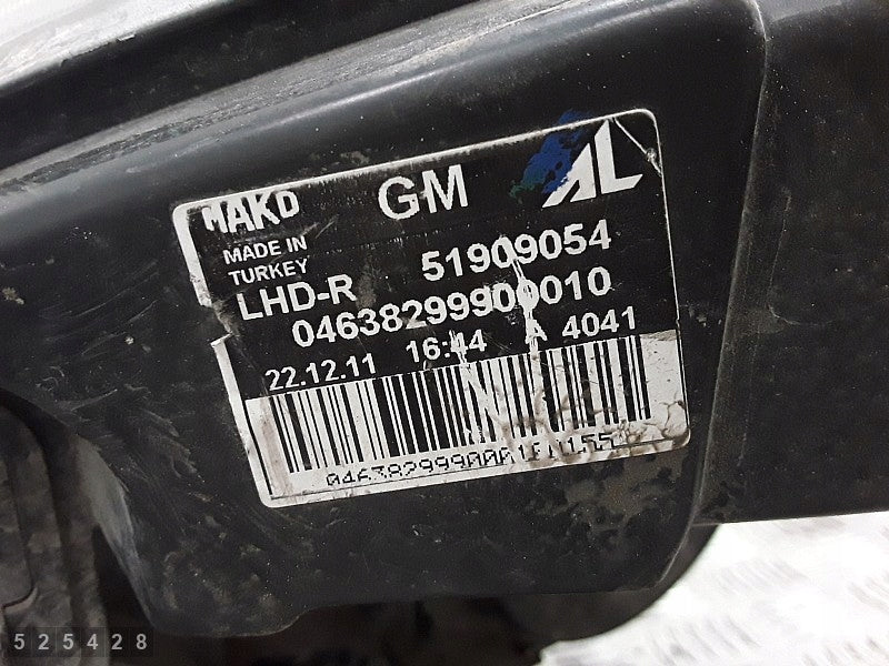 Frontscheinwerfer Opel Combo 51909054 Rechts Scheinwerfer Headlight SCH1209939381sn