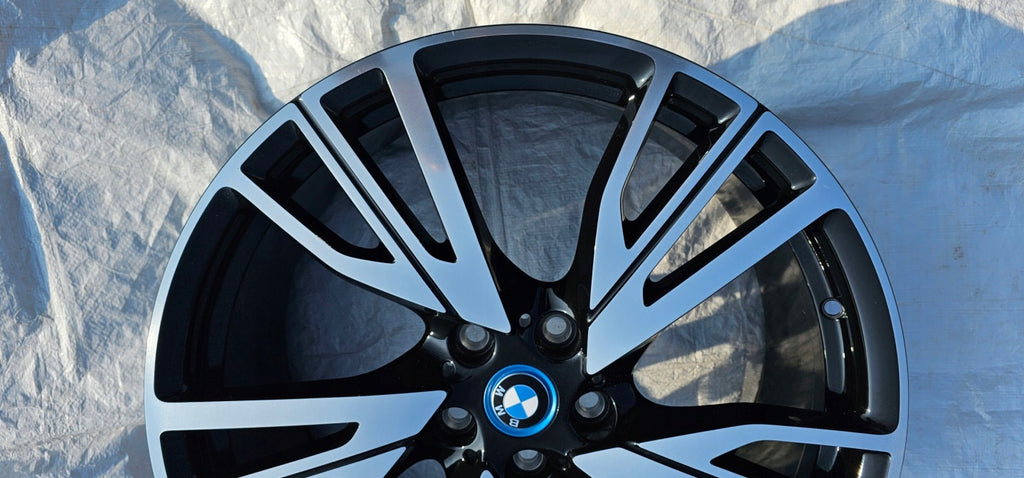 1x Alufelge 20 Zoll 8.5" 5x112 50ET Glanz Schwarz 6882956 BMW I8 Rim Wheel FEL9012145109dn