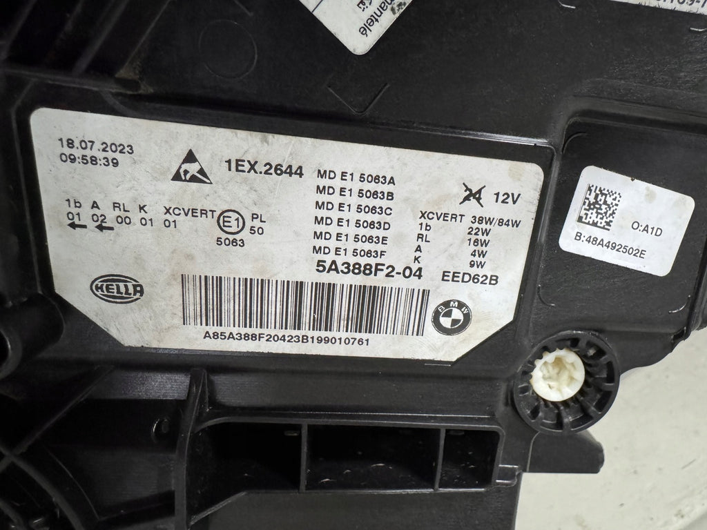 Frontscheinwerfer BMW 5 G31 G30 5A388F2 Laser Rechts Scheinwerfer Headlight SCH4271058556yu
