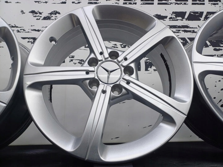 4x Alufelge 17 Zoll 6.5" 5x112 44ET Silber Mercedes-Benz Mg Tivoli Actyon I FEL4655332233ym